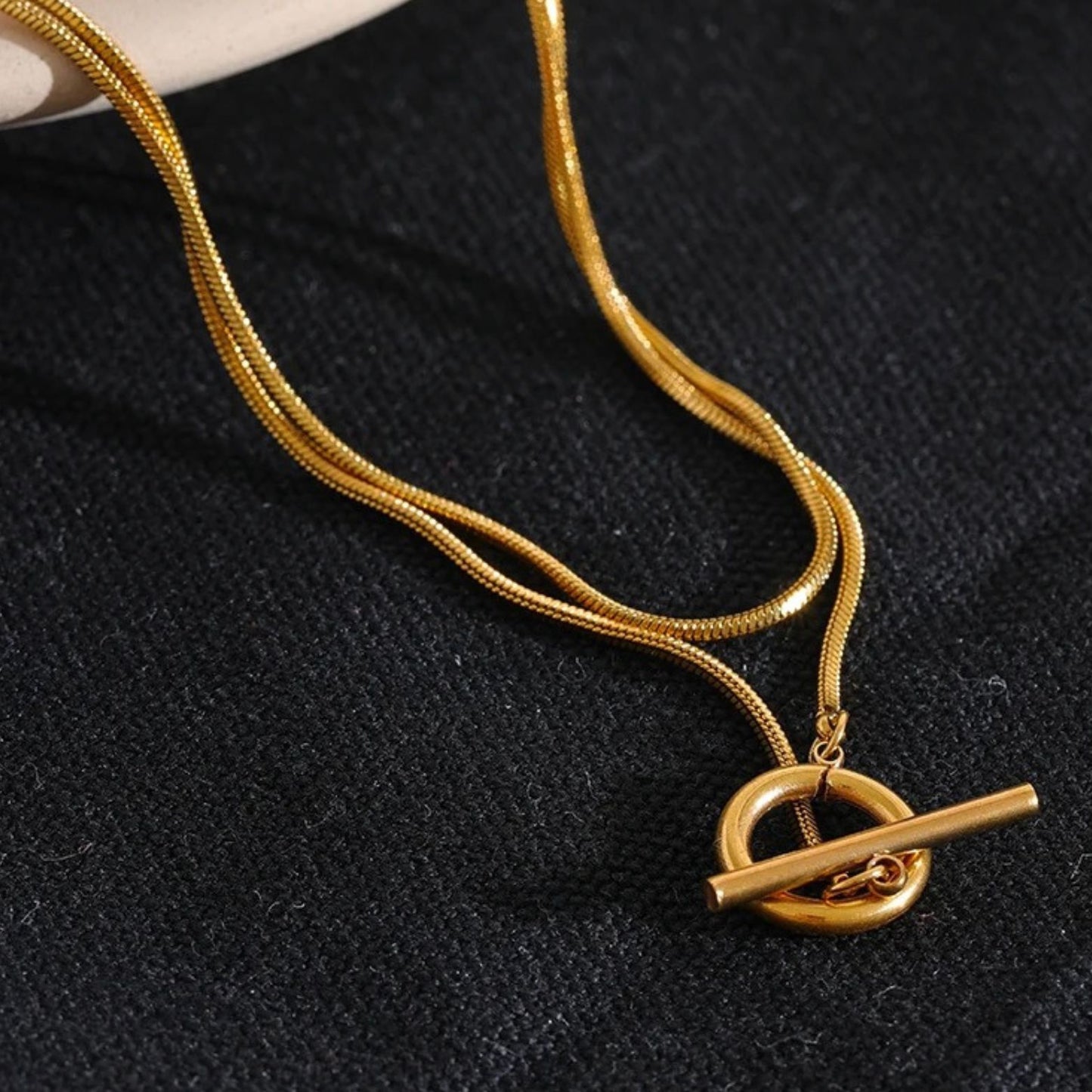 FEDE - 18K GOLD PLATED NECKLACE / THE. ESSENTIAL COLLECTION