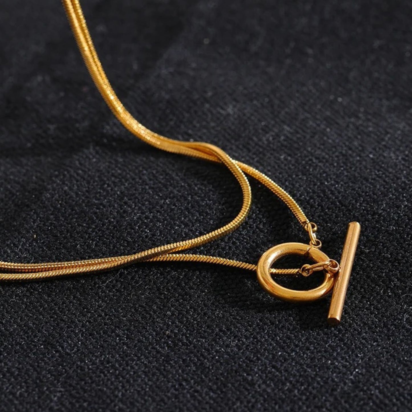 FEDE - 18K GOLD PLATED NECKLACE / THE. ESSENTIAL COLLECTION