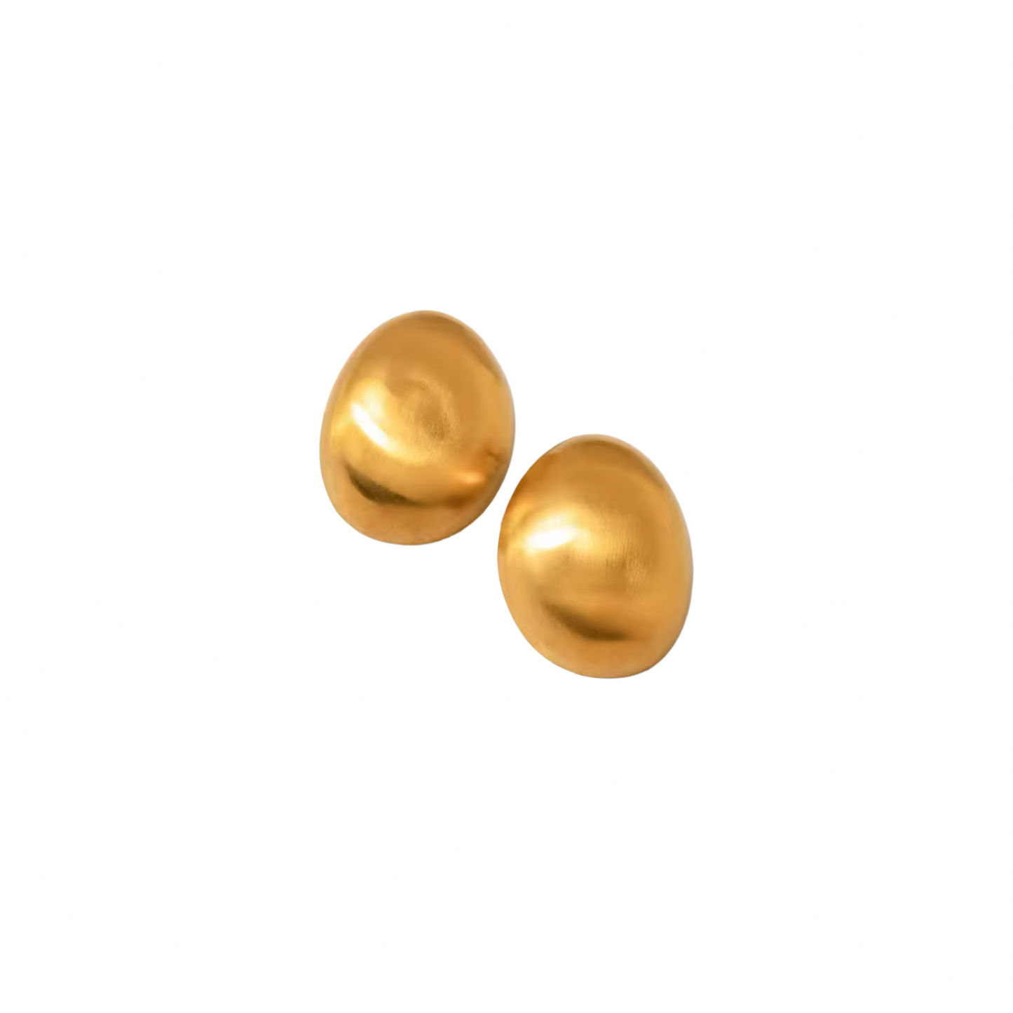 DOME - 18K GOLD PLATED EARRINGS / THE. ESSENTIAL COLLECTION
