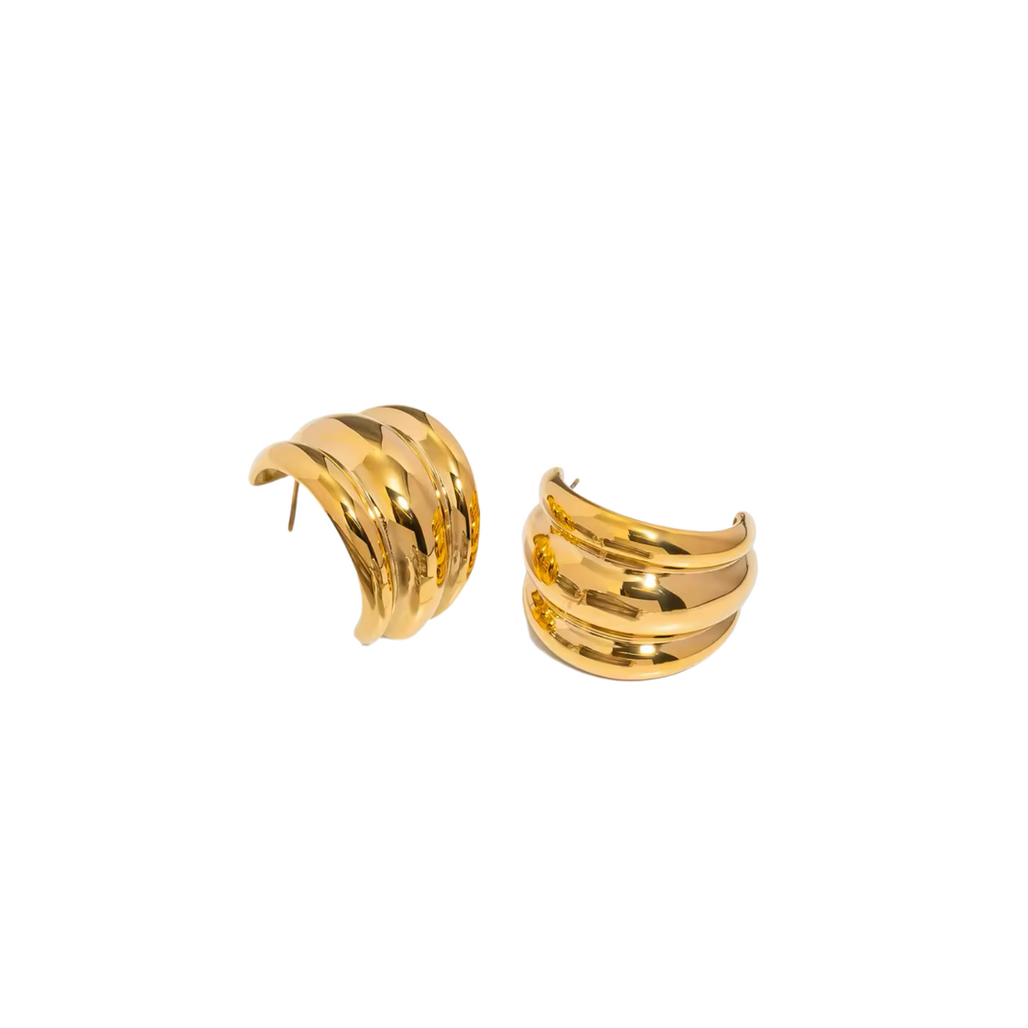 SOLIS - 18K GOLD PLATED EARRINGS / THE. ESSENTIAL COLLECTION