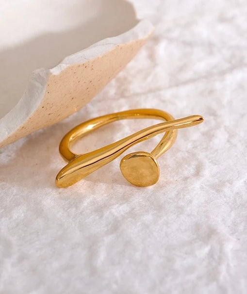 VITA - 18K GOLD PLATED RING / THE. ESSENTIAL COLLECTION