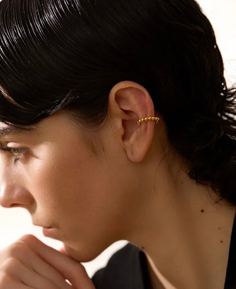 NEBULA - 18K GOLD PLATED CUFF / THE. CAVIAR COLLECTION