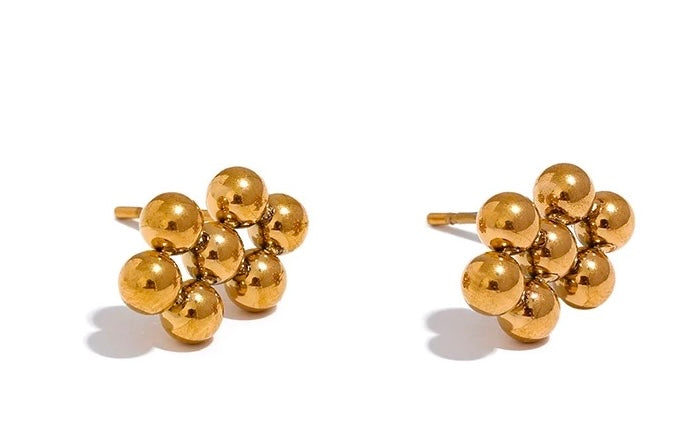 DELICACY - 18K GOLD PLATED EARRINGS / THE. CAVIAR COLLECTION