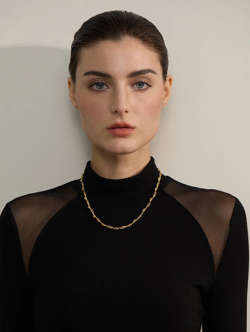 ATOM - 18K GOLD PLATED NECKLACE / THE. CAVIAR COLLECTION