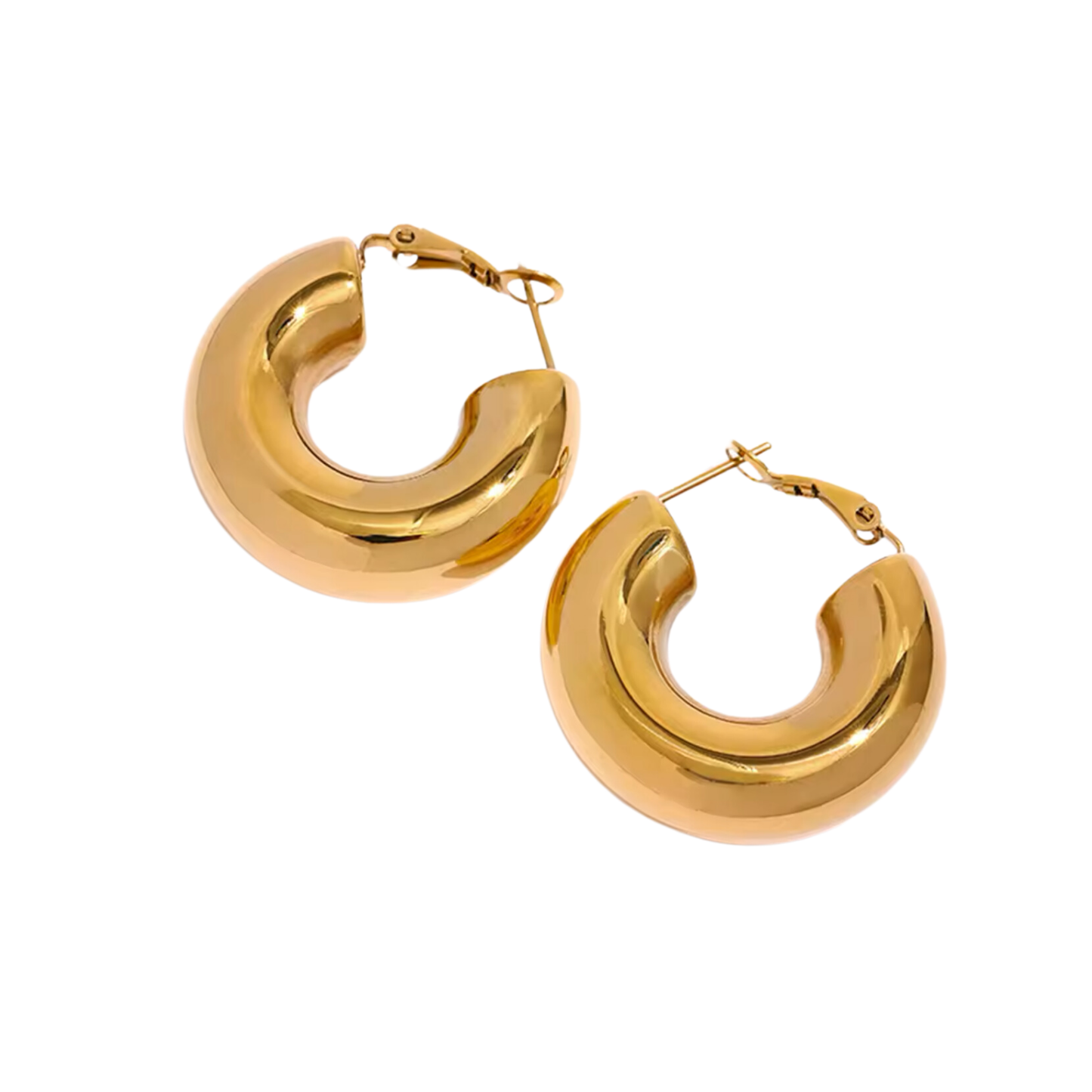 SOL - 18K GOLD PLATED EARRINGS/ THE. ESSENTIAL COLLECTION