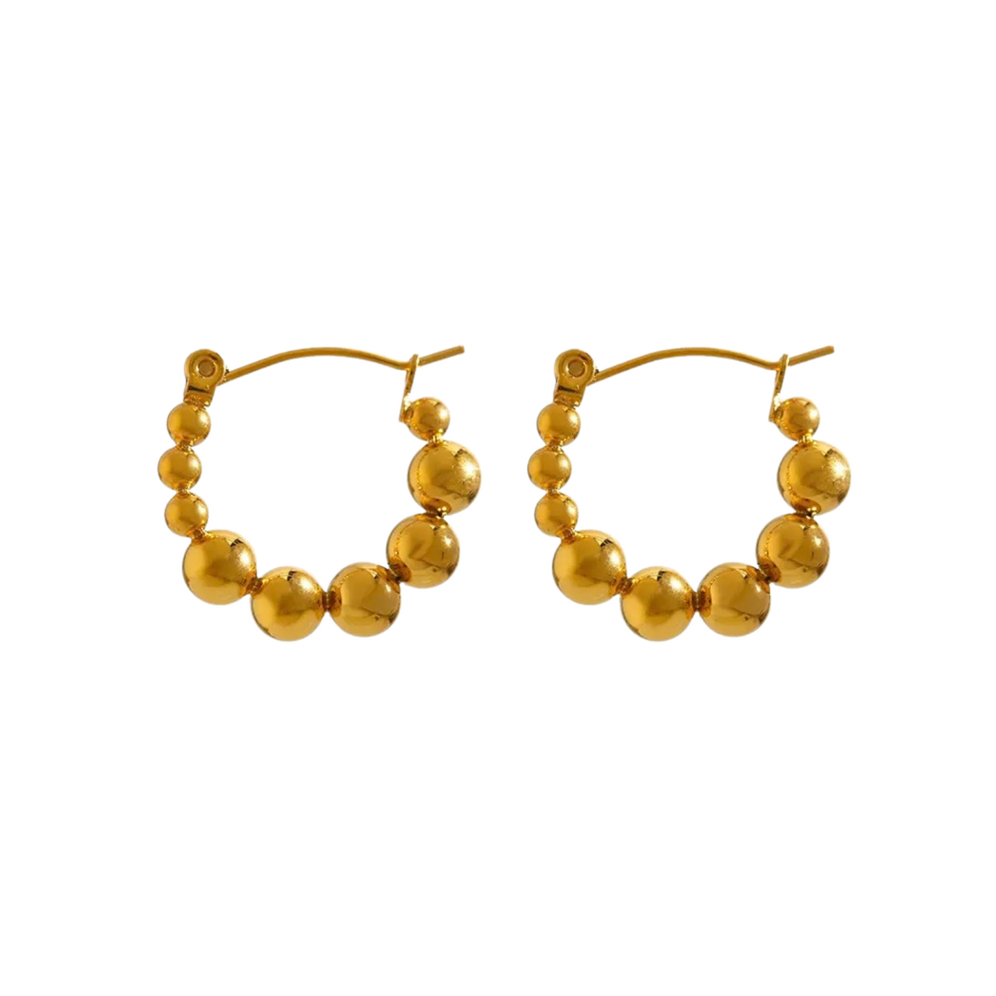 REGINA - 18K GOLD PLATED EARRINGS / THE. CAVIAR COLLECTION