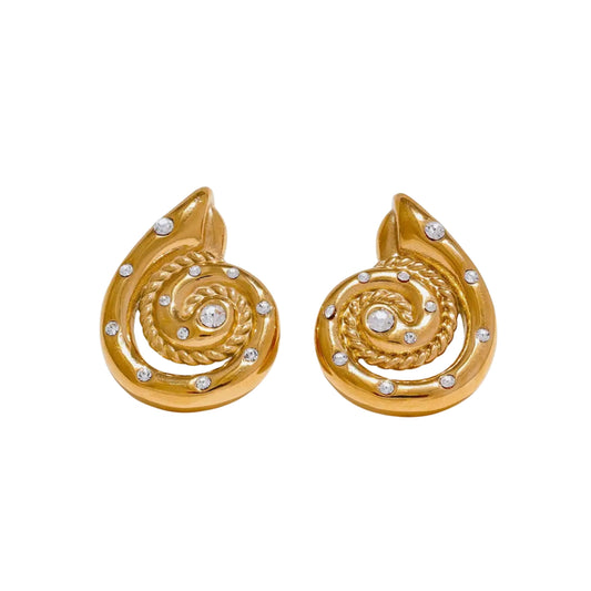 EDEN -18K GOLD PLATED EARRINGS / THE. ISLAND COLLECTION