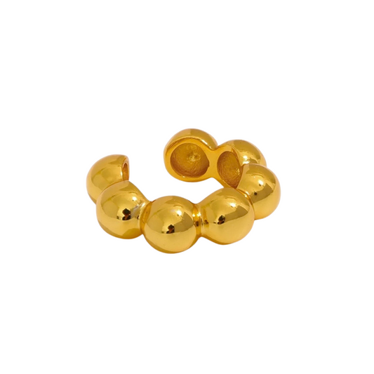 ROE - 18K GOLD PLATED CUFF / THE. CAVIAR COLLECTION