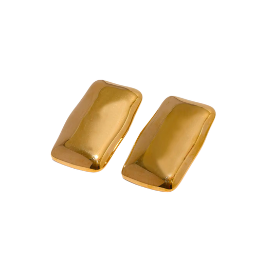 SOLID - 18K GOLD PLATED EARRINGS / THE. ESSENTIAL COLLECTION