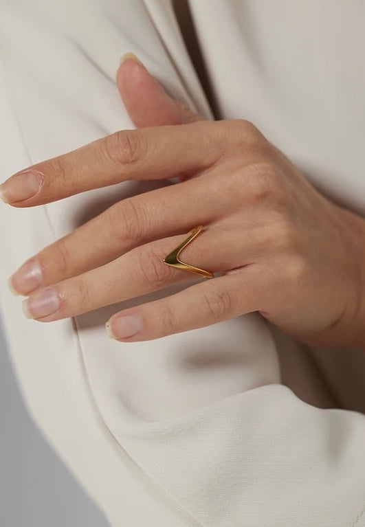 GRACE - 18K GOLD PLATED RING / THE. ESSENTIAL COLLECTION