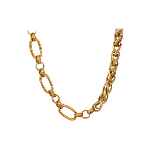 VERVE - 18K GOLD PLATED NECKLACE/ THE. ESSENTIAL COLLECTION