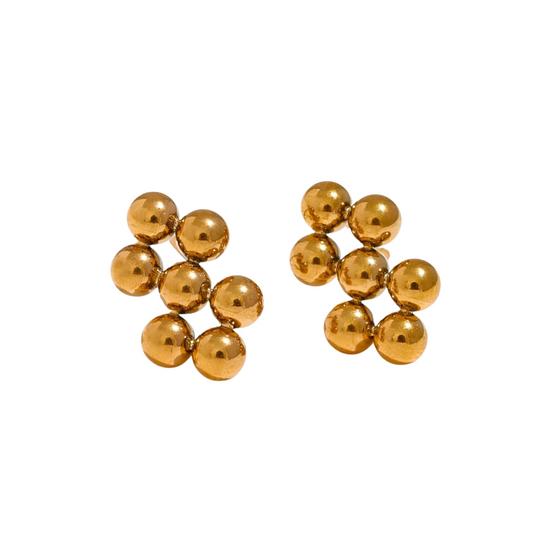 DELICACY - 18K GOLD PLATED EARRINGS / THE. CAVIAR COLLECTION