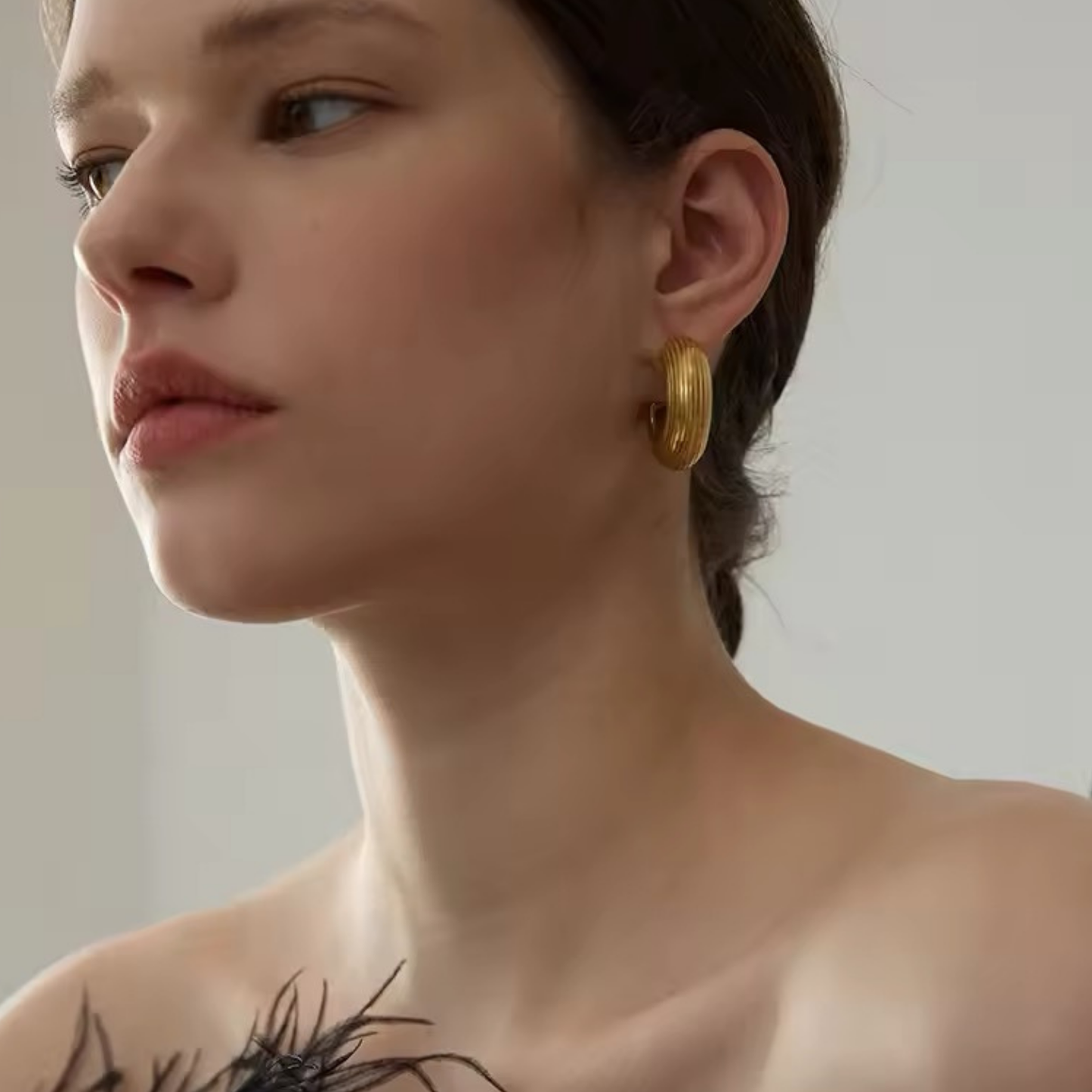 NOVA - 18K GOLD PLATED EARRINGS / THE. ESSENTIAL COLLECTION