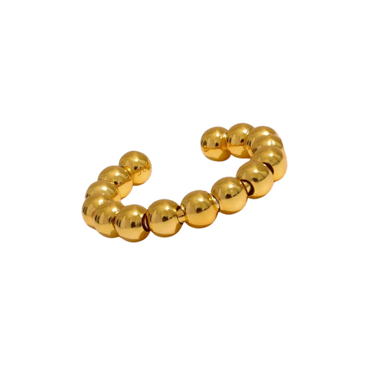 NEBULA - 18K GOLD PLATED CUFF / THE. CAVIAR COLLECTION