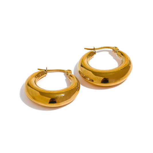 HERA - 18K GOLD PLATED EARRINGS / THE. ESSENTIAL COLLECTION