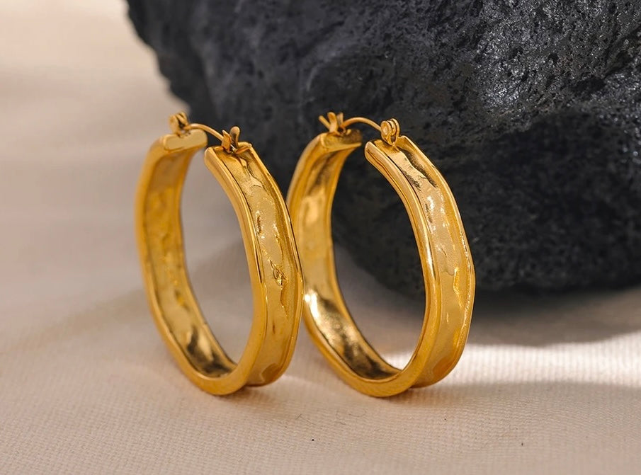 GIOIA - 18K GOLD PLATED EARRINGS / THE. ESSENTIAL COLLECTION