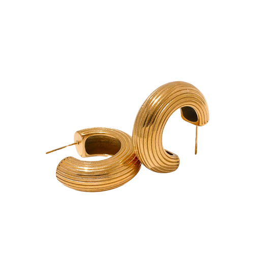 NOVA - 18K GOLD PLATED EARRINGS / THE. ESSENTIAL COLLECTION