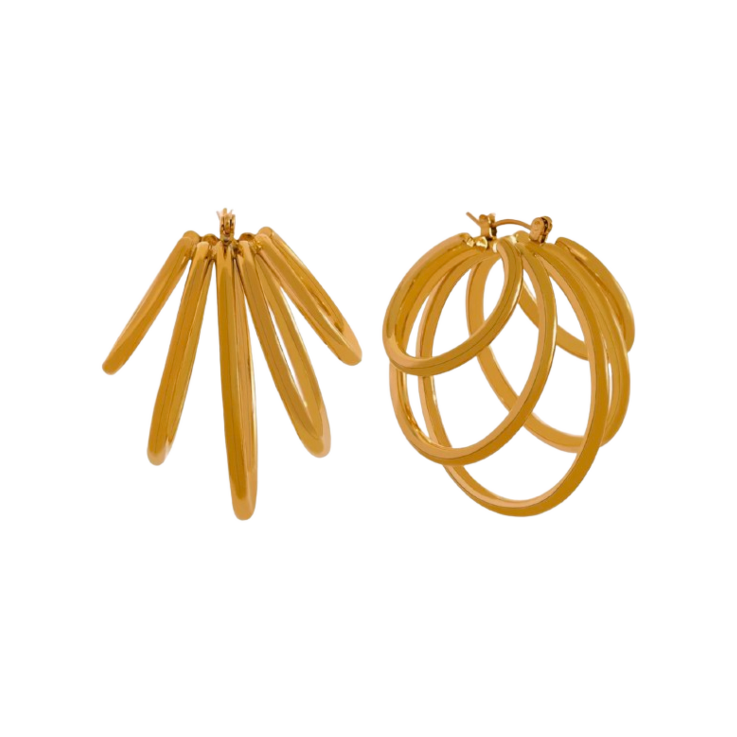 AETHER - 18K GOLD PLATED EARRINGS / THE. ESSENTIAL COLLECTION