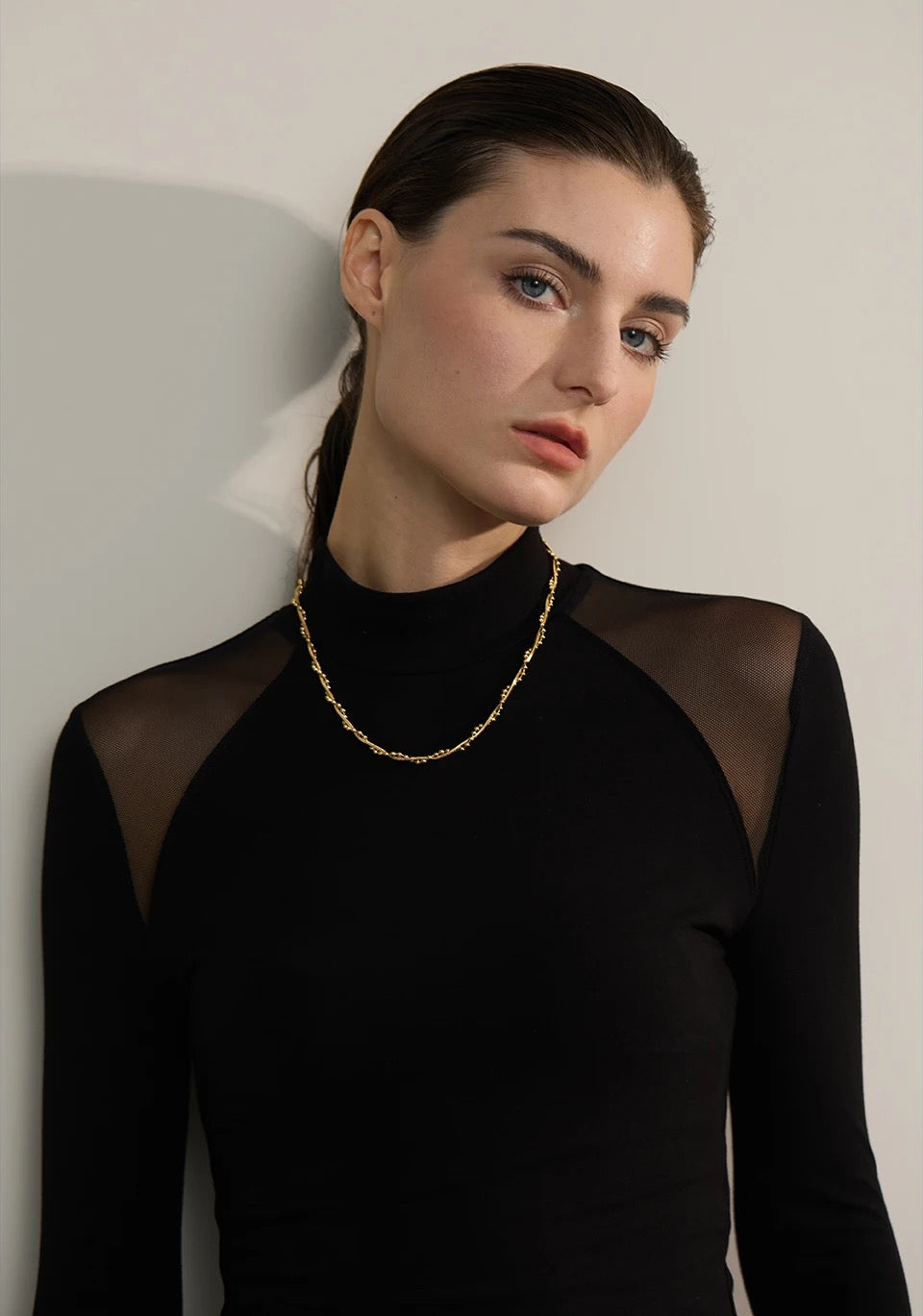 ATOM - 18K GOLD PLATED NECKLACE / THE. CAVIAR COLLECTION